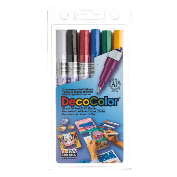 DECOCOLOR® EXTRA FINE 6 PC SET DECOCOLOR® EXTRA FINE 6 PC SET