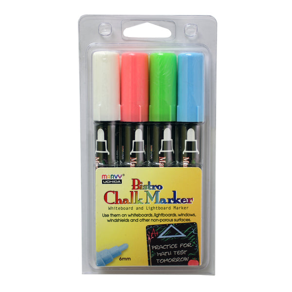 BISTRO CHALK MARKER BROAD TIP SET 4ED BISTRO CHALK MARKER BROAD TIP SET 4ED