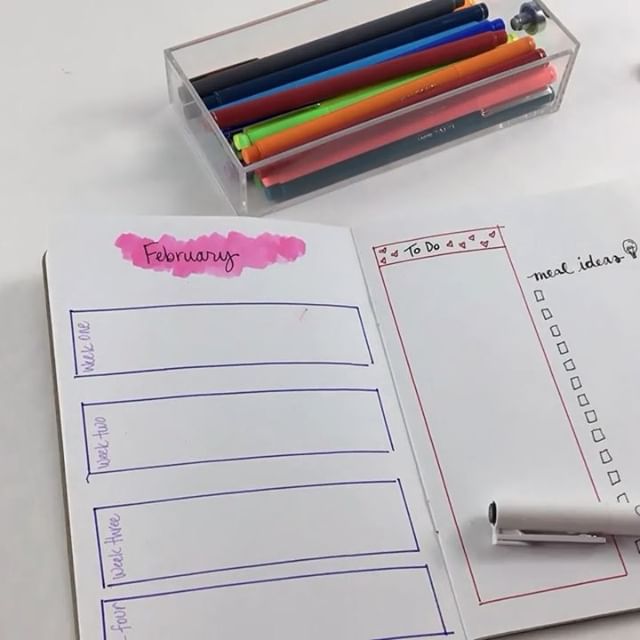 Bullet Journal Monthly Log