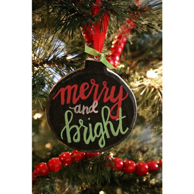 Super Simple Chalkboard Ornament