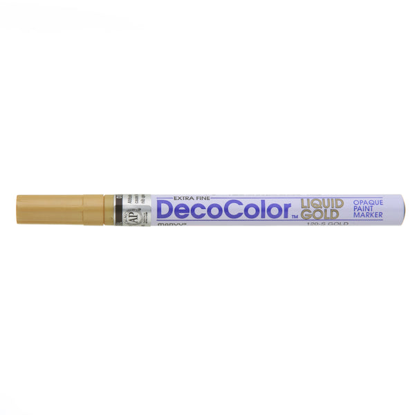 DECOCOLOR® LIQUID GOLD/SILVER PAINT MARKER EXTRA FINE
