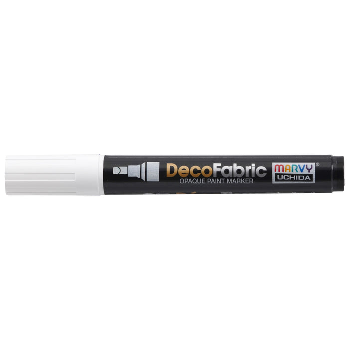 Decofabric marker whtie with cap on