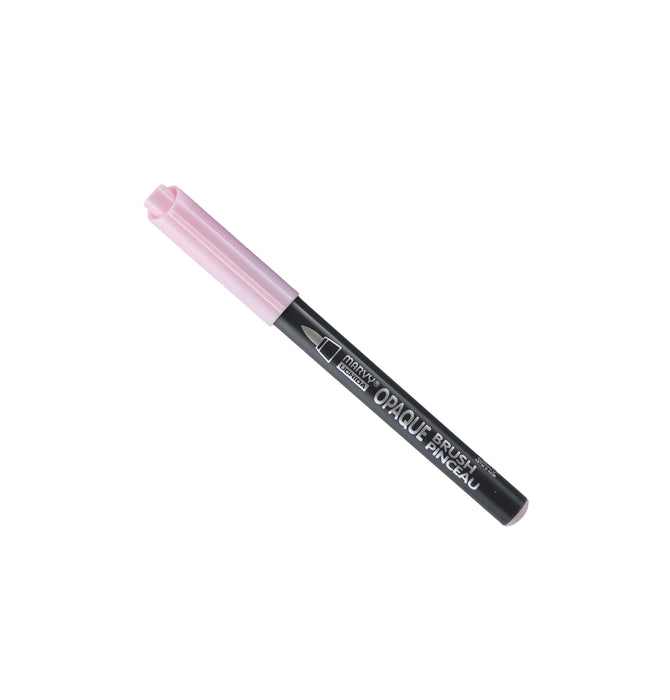 Bubblegum pink Opaque brush with cap on.