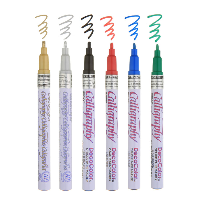 CALLIGRAPHY PAINT MARKER 6 PIECE SET