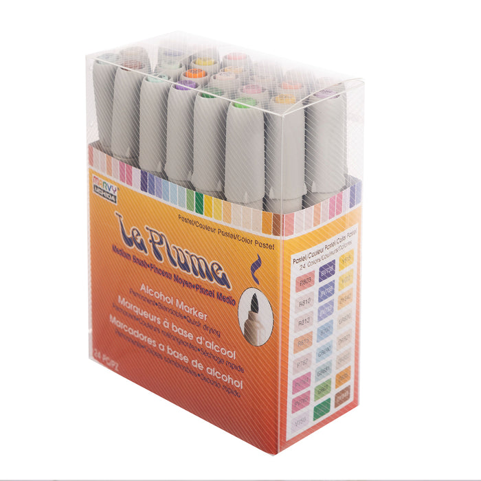 Le plume permanent 24 piece pastel set