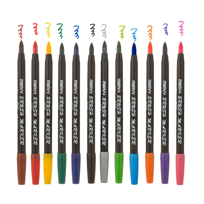 BRUSH MARKER - 24 PIECE SET
