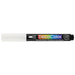 Decocolor acrylic fine point tip marker white with cap on