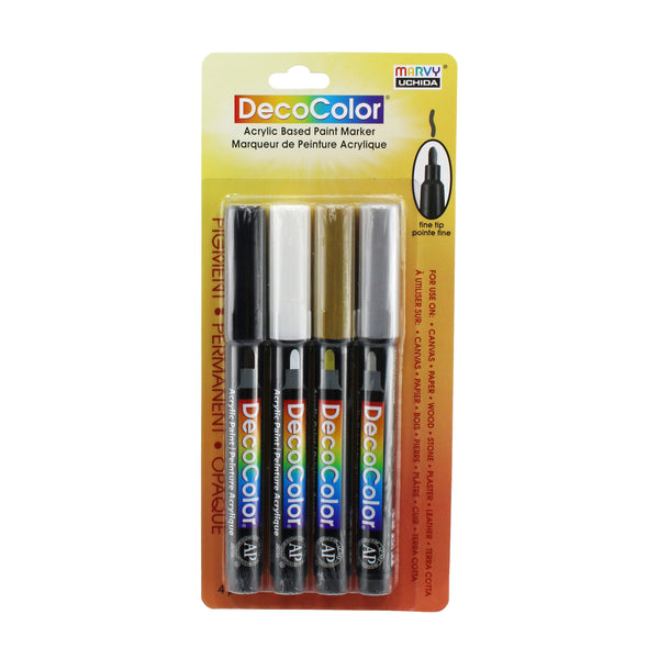 DECOCOLOR® ACRYLIC 4 PC FINE CLASSIC SET