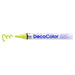 DECOCOLOR® PAINT MARKER BROAD lime green with color squiggle at the tip
