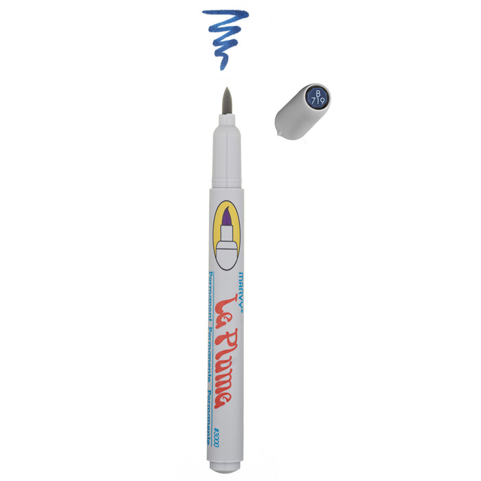 LE PLUME PERMANENT MARKERS - BLUES