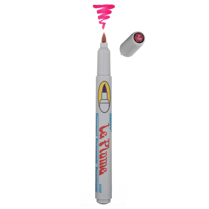 LE PLUME PERMANENT MARKERS PINK VIOLET