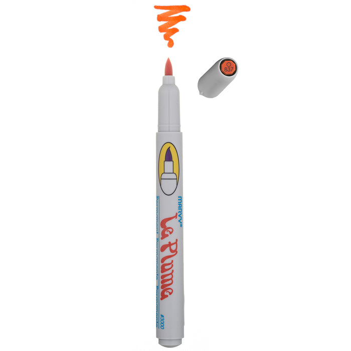 LE PLUME PERMANENT MARKERS - ORANGES
