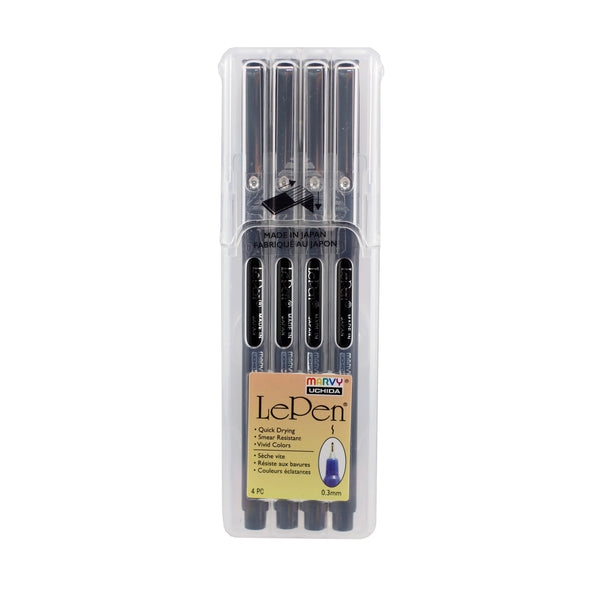 LE PEN 4 PIECE BLACK SET