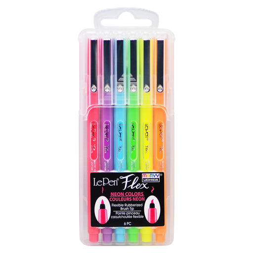 Le pen flex fluorescent color set front