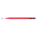 Le pen flex fluorescent pink with cap off and color squiggle at tip