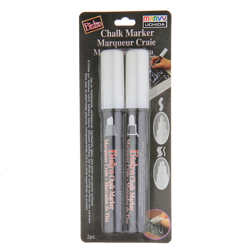 BISTRO CHALK MARKER 2 piece combo set with chisel and broad tips