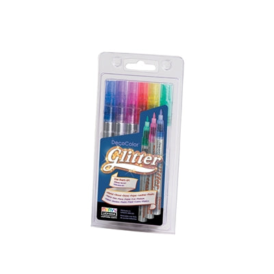 GLITTER DECOCOLOR® MARKER 6 piece set