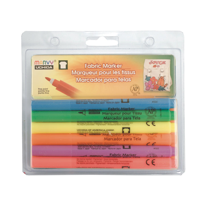 FABRIC MARKER FINE TIP - SET C - Marvy Uchida