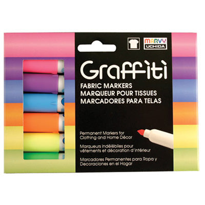 GRAFFITI FABRIC FLUORESCENT SET