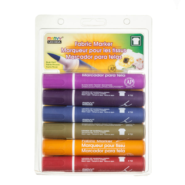 FABRIC MARKER BRUSH SET D