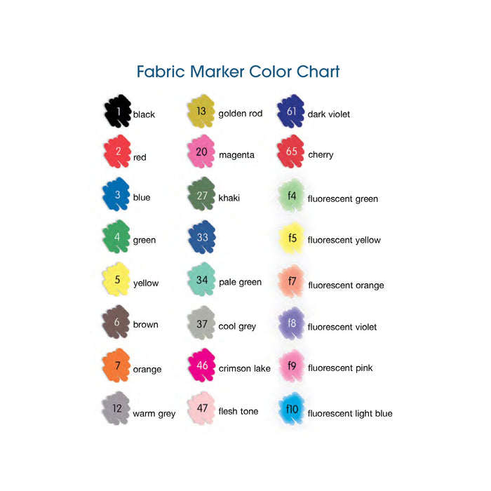 FABRIC MARKER BRUSH FLUORESCENT