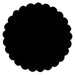 scallop circle shape